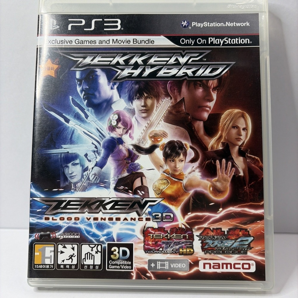 PS3 Tekken Hybrid Korea - PlayStation 3 Case/Disk Are Pristine Mint